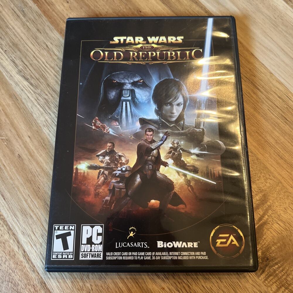 Star Wars:‎ The Old Republic (PC, 2011) Complete ~ 3 Disc Set